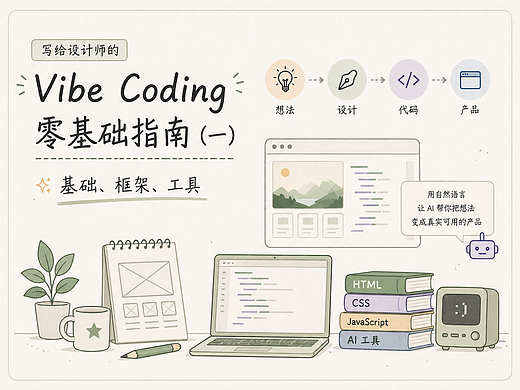 写给设计师的 Vibe Coding 零基础指南（一）：基础、框架、工具
