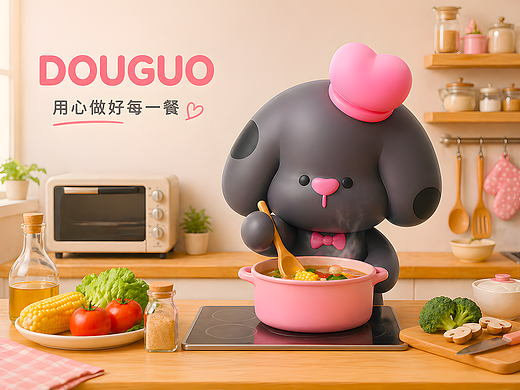 DOUGUO| 豆果美食IP形象设计（个人主页-ZNzM1NDU1OTI=） - IP形象 - 站酷设计师JISOOOO原创素材 - 站酷ZCOOL