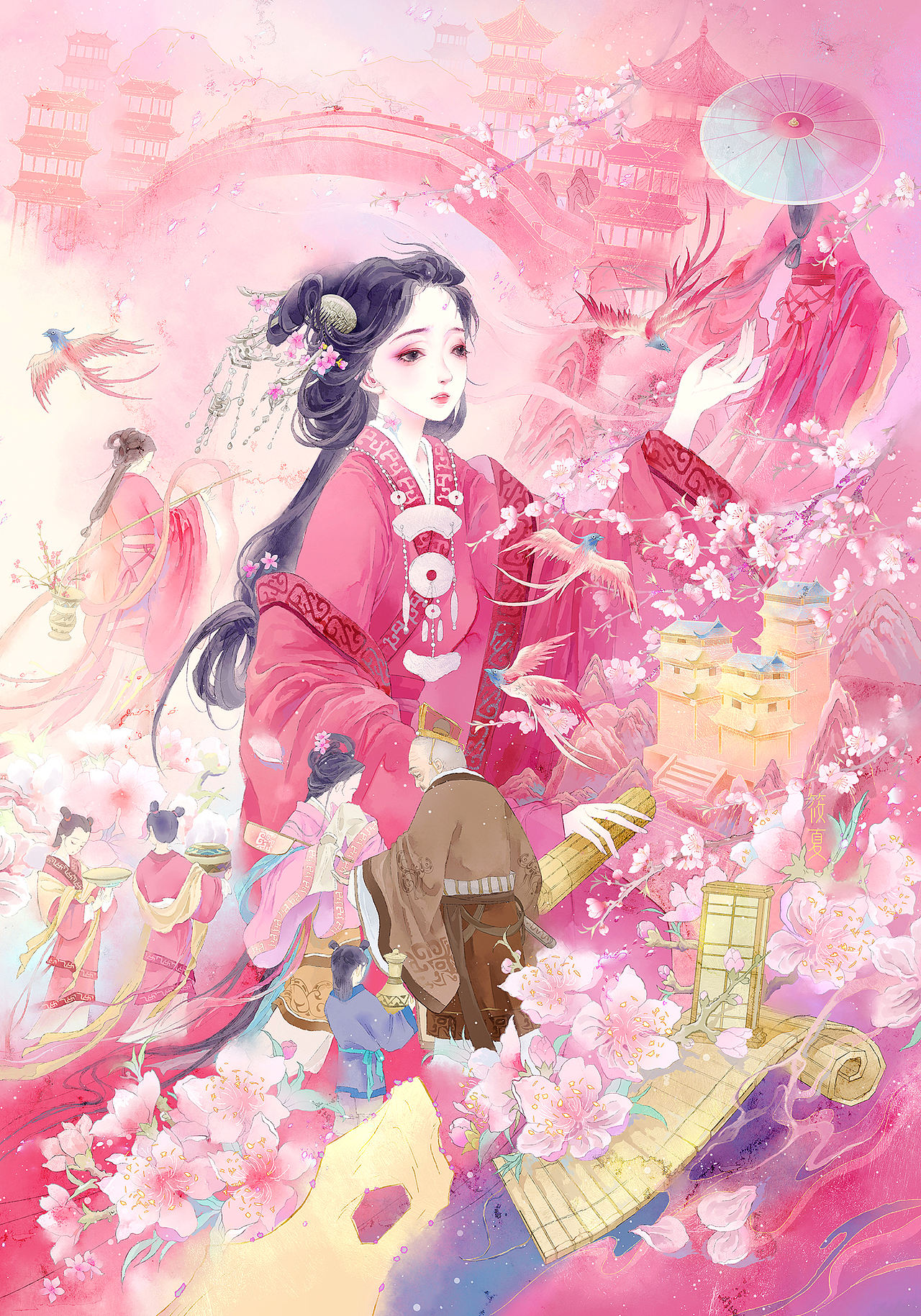 花神拟人——上（图ZNDA2Mzg0NzAw） - 创作习作 - 站酷设计师画画的筱夏原创素材 - 站酷ZCOOL
