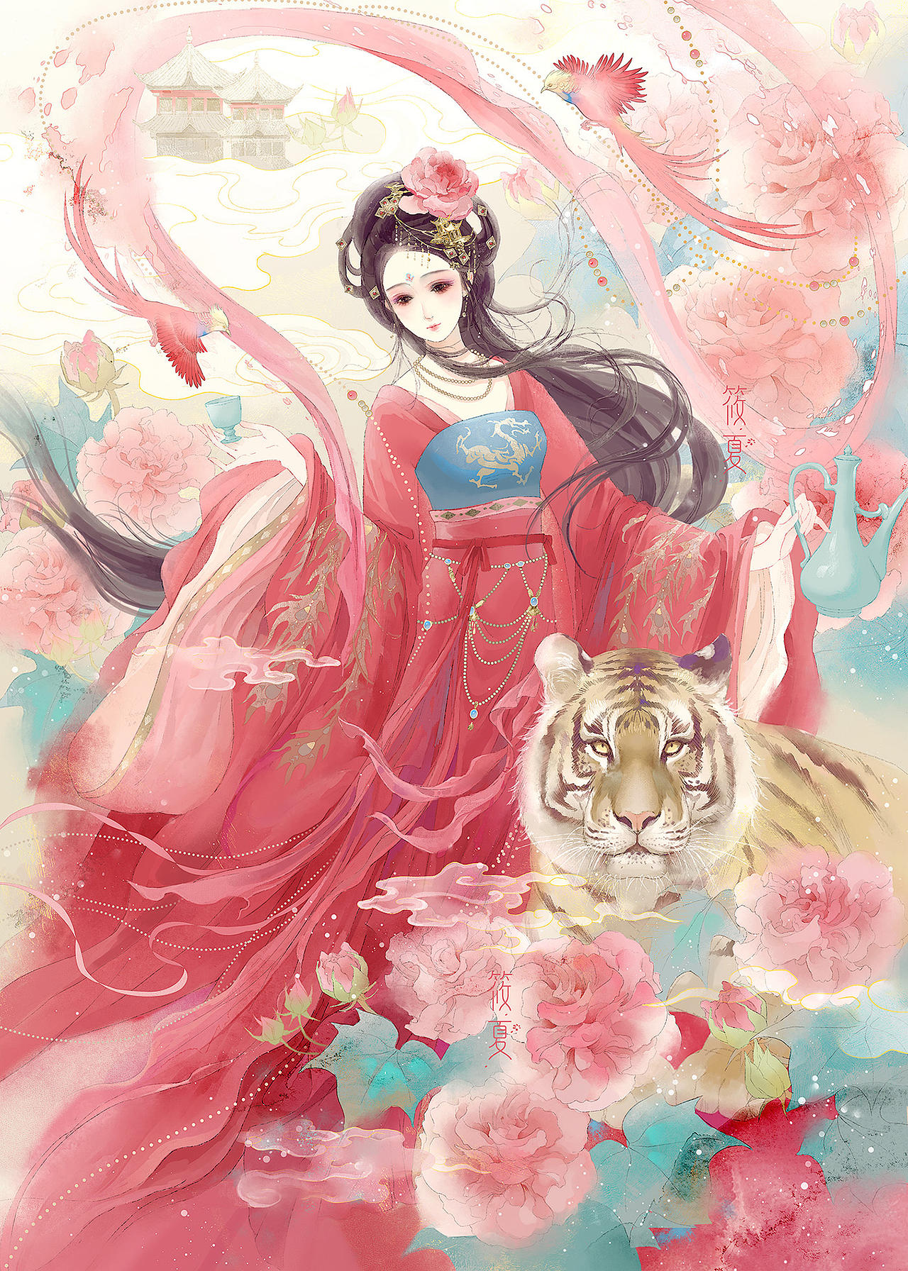 花神拟人——上（图ZNDA2Mzg0ODQ0） - 创作习作 - 站酷设计师画画的筱夏原创素材 - 站酷ZCOOL