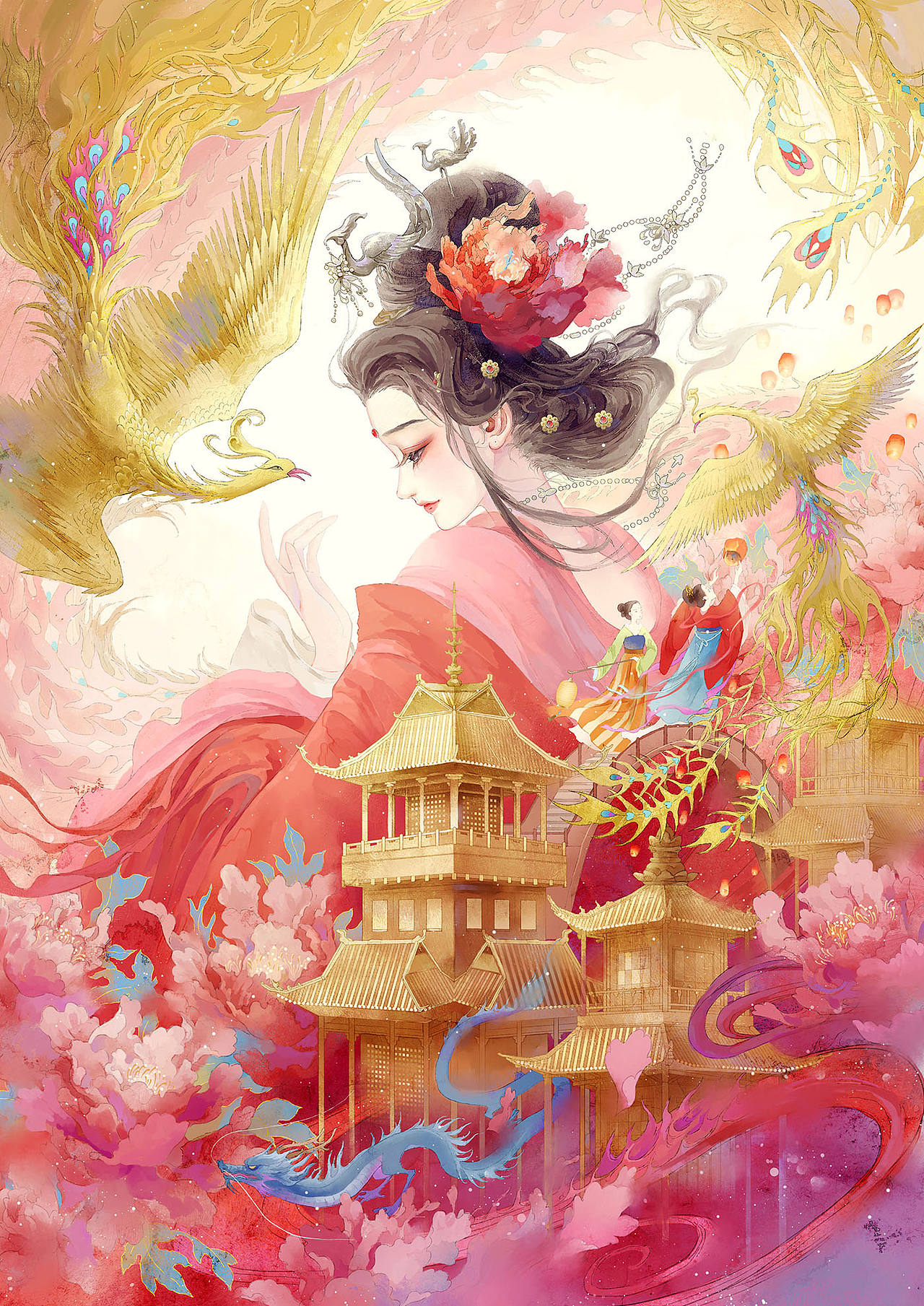 花神拟人——上（图ZNDA2Mzg0ODY0） - 创作习作 - 站酷设计师画画的筱夏原创素材 - 站酷ZCOOL