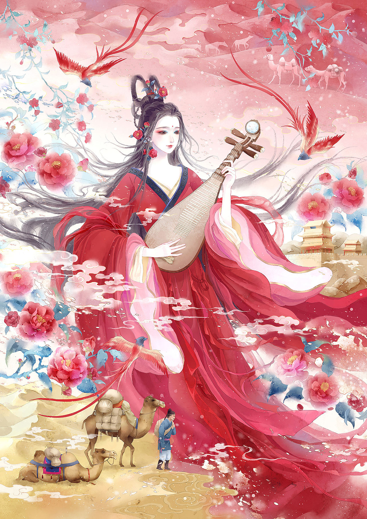 花神拟人——上（图ZNDA2Mzg0OTYw） - 创作习作 - 站酷设计师画画的筱夏原创素材 - 站酷ZCOOL