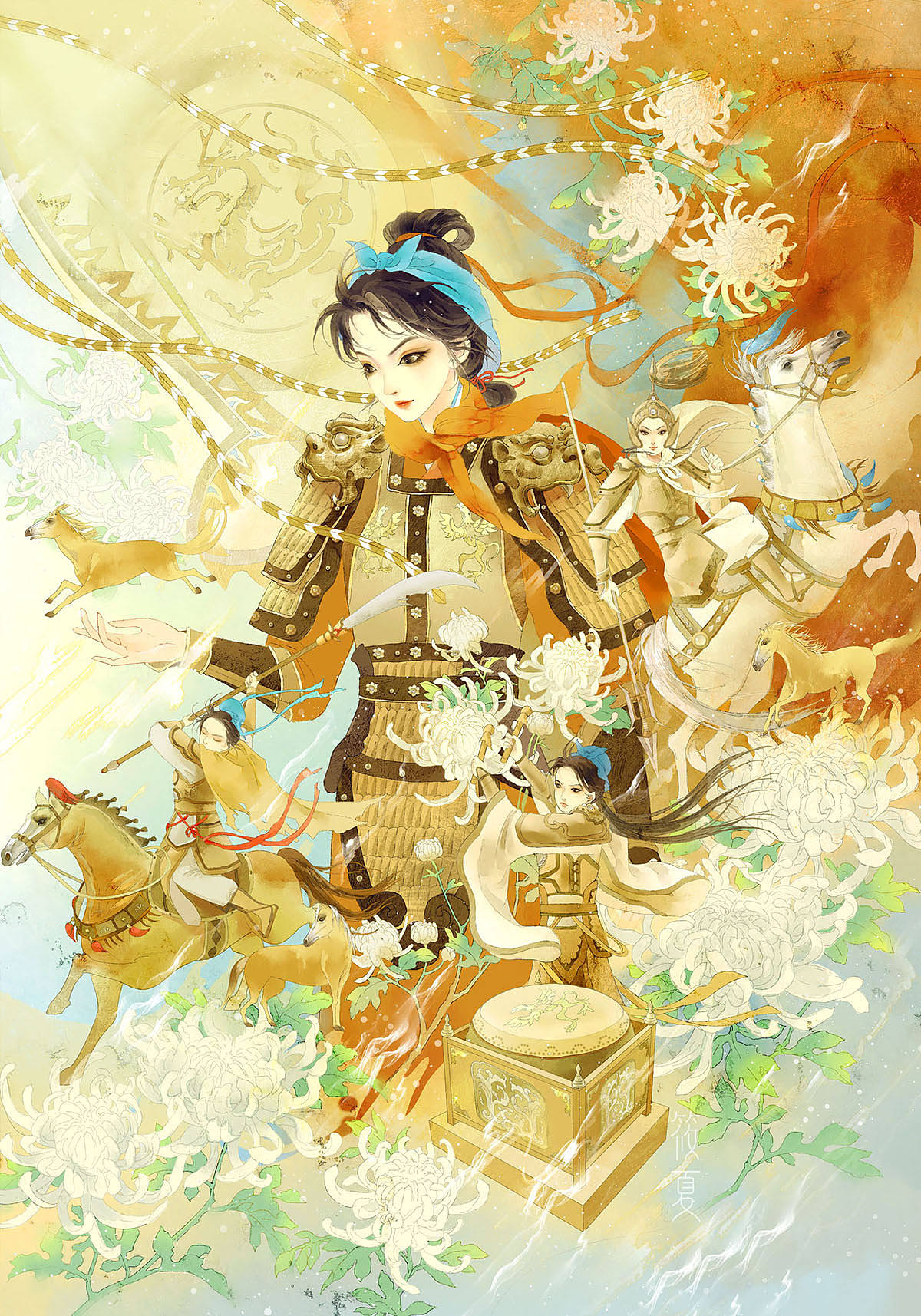 花神拟人——上（图ZNDA2Mzg1MDIw） - 创作习作 - 站酷设计师画画的筱夏原创素材 - 站酷ZCOOL