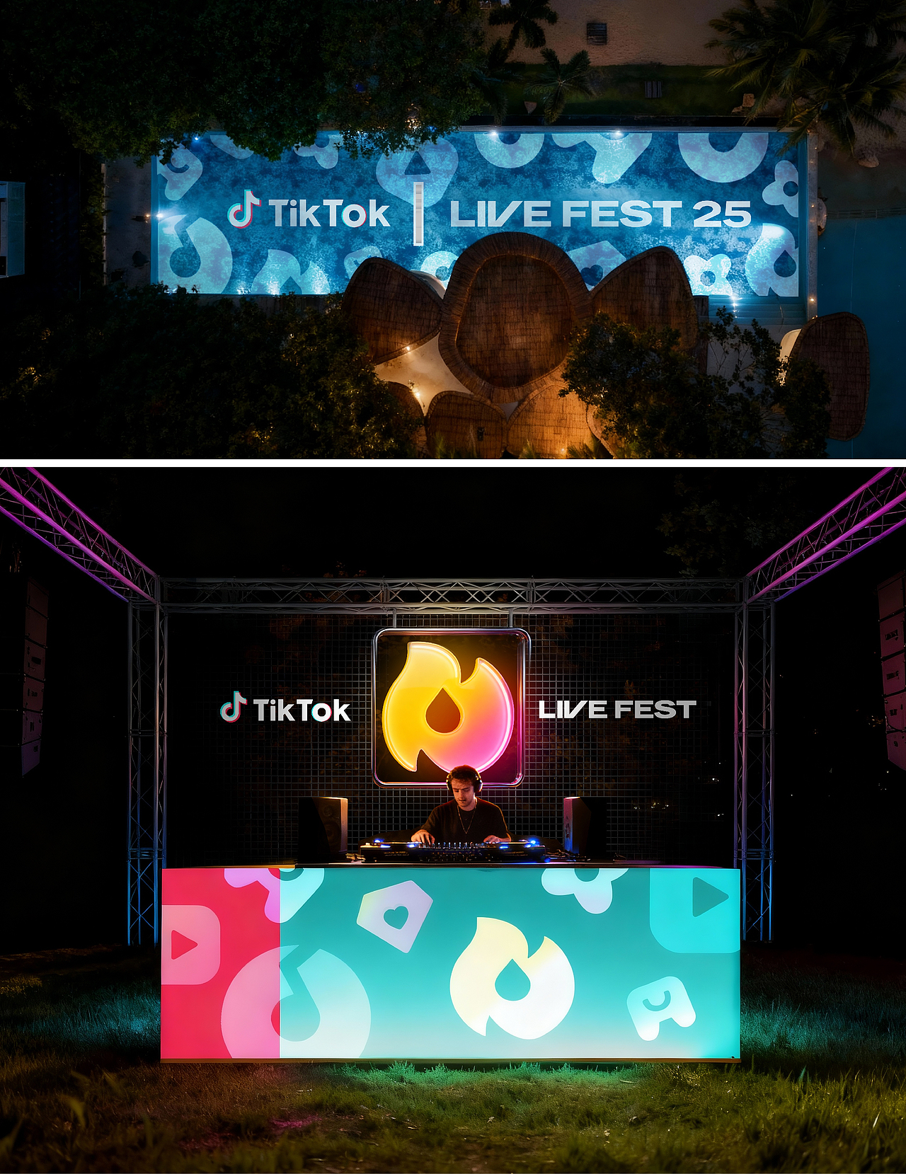 TikTok Live年度庆典 冲绳站 视觉设计（图ZNDA2Mzk1MzE2） - 宣传物料 - 站酷设计师TinyLuke原创素材 - 站酷ZCOOL