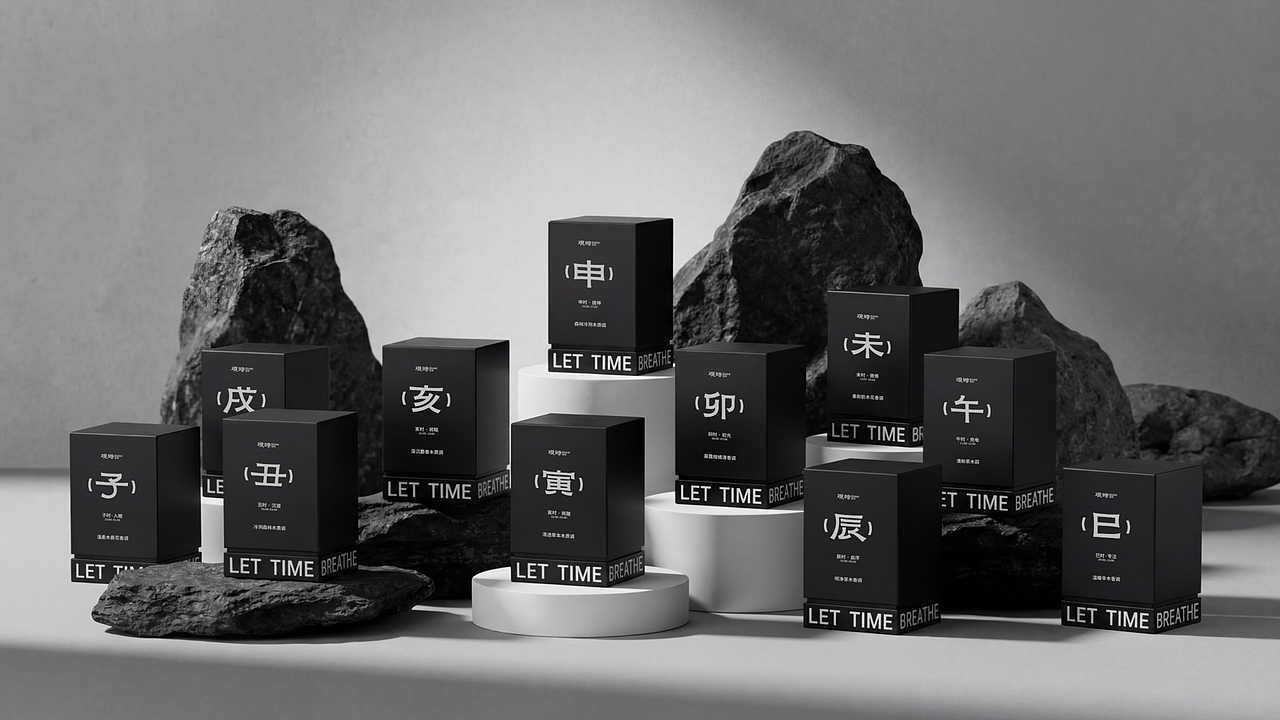 新中式香薰品牌设计，天干地支一时一香（图ZNDA2NDAyMTA4） - 品牌 - 站酷设计师高鹰品牌设计原创素材 - 站酷ZCOOL