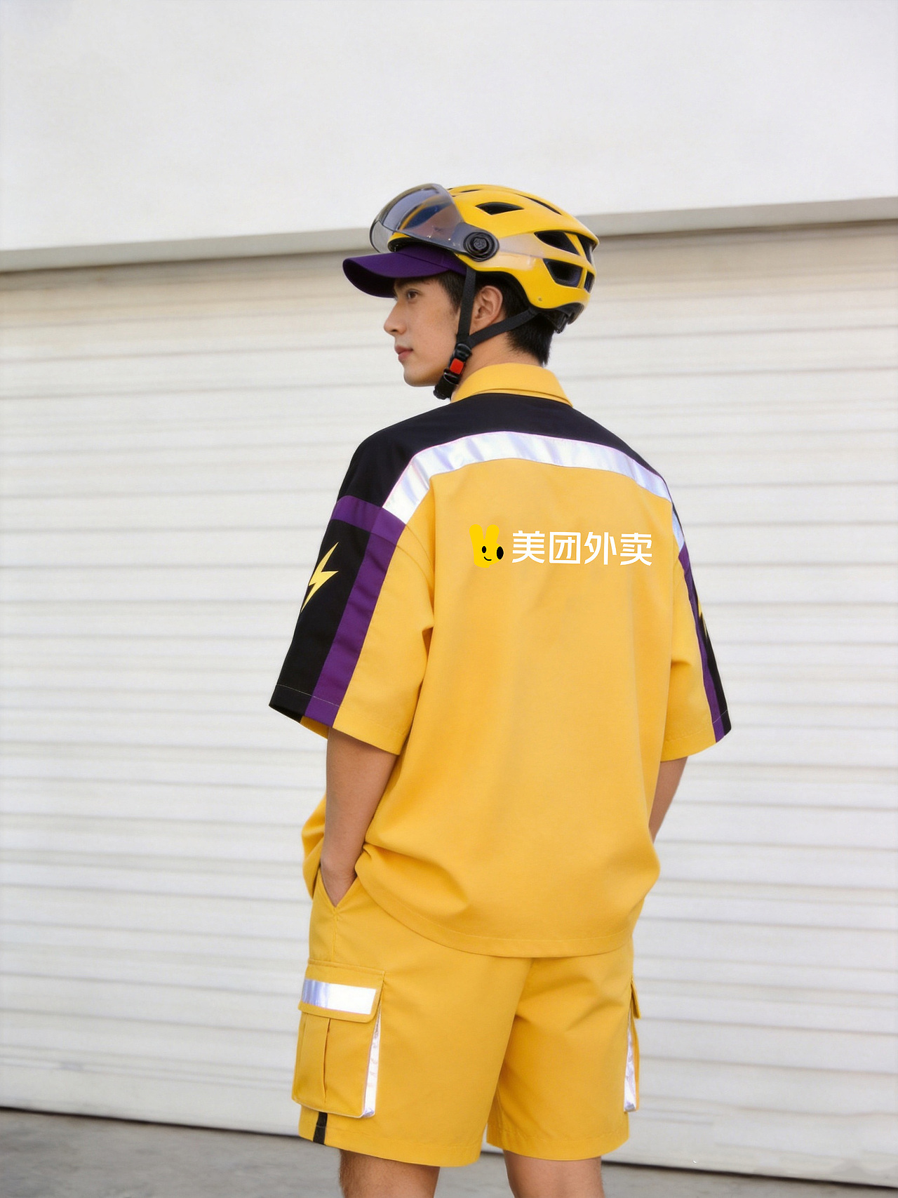 美团城市穿梭战衣：不仅要跑得快，还要穿得帅（图ZNDA2NDAzMzUy） - AI作品 - 站酷设计师瑶瑶小P原创素材 - 站酷ZCOOL