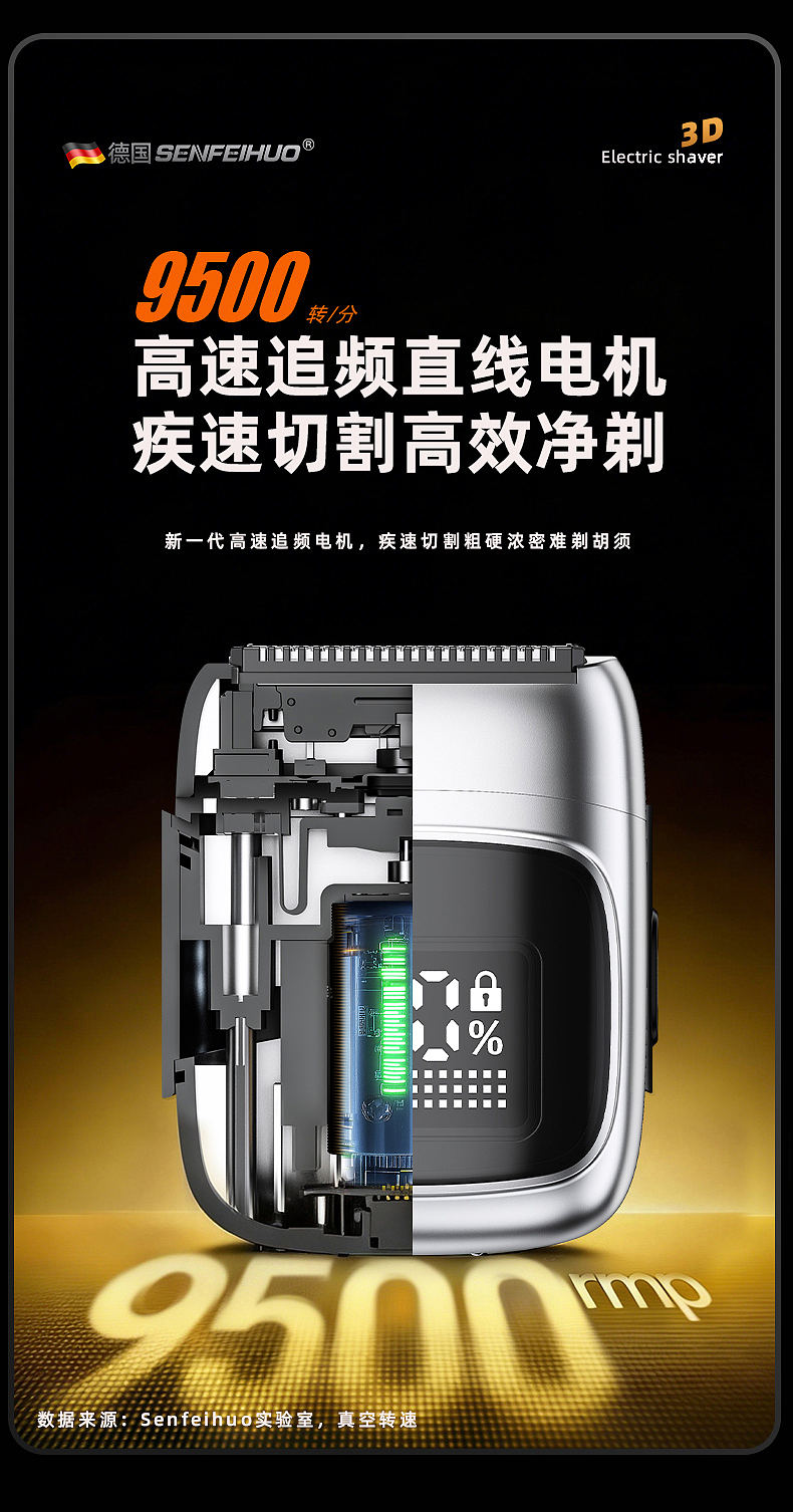 圣菲火电动剃须刀（图ZNDA2NDA1NTY0） - 产品 - 站酷设计师Peter吕原创素材 - 站酷ZCOOL
