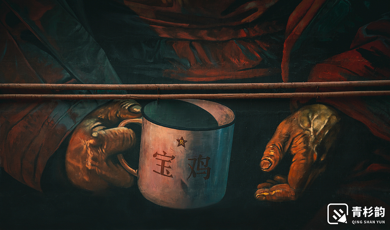 宝鸡工人（图ZNDA2NDA2ODk2） - 商业空间设计 - 站酷设计师青杉韵墙绘原创素材 - 站酷ZCOOL