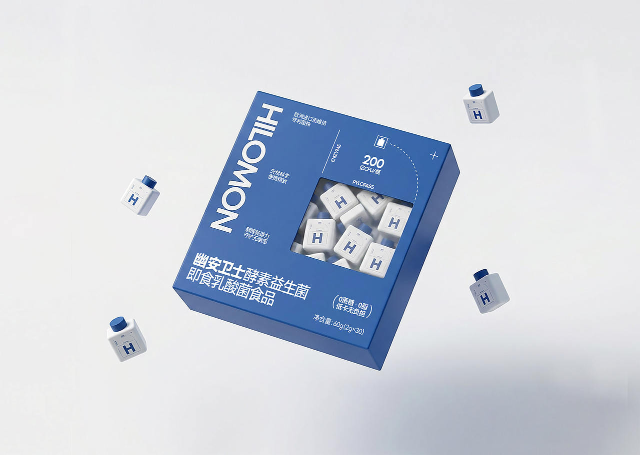 HILOMON 酵素益生菌系列包装全案设计（图ZNDA2NDEwNTgw） - 包装 - 站酷设计师月皿原创工作室原创素材 - 站酷ZCOOL