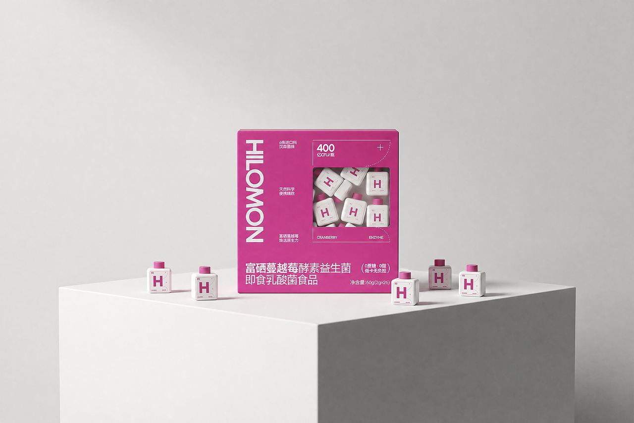 HILOMON 酵素益生菌系列包装全案设计（图ZNDA2NDEwNTg4） - 包装 - 站酷设计师月皿原创工作室原创素材 - 站酷ZCOOL