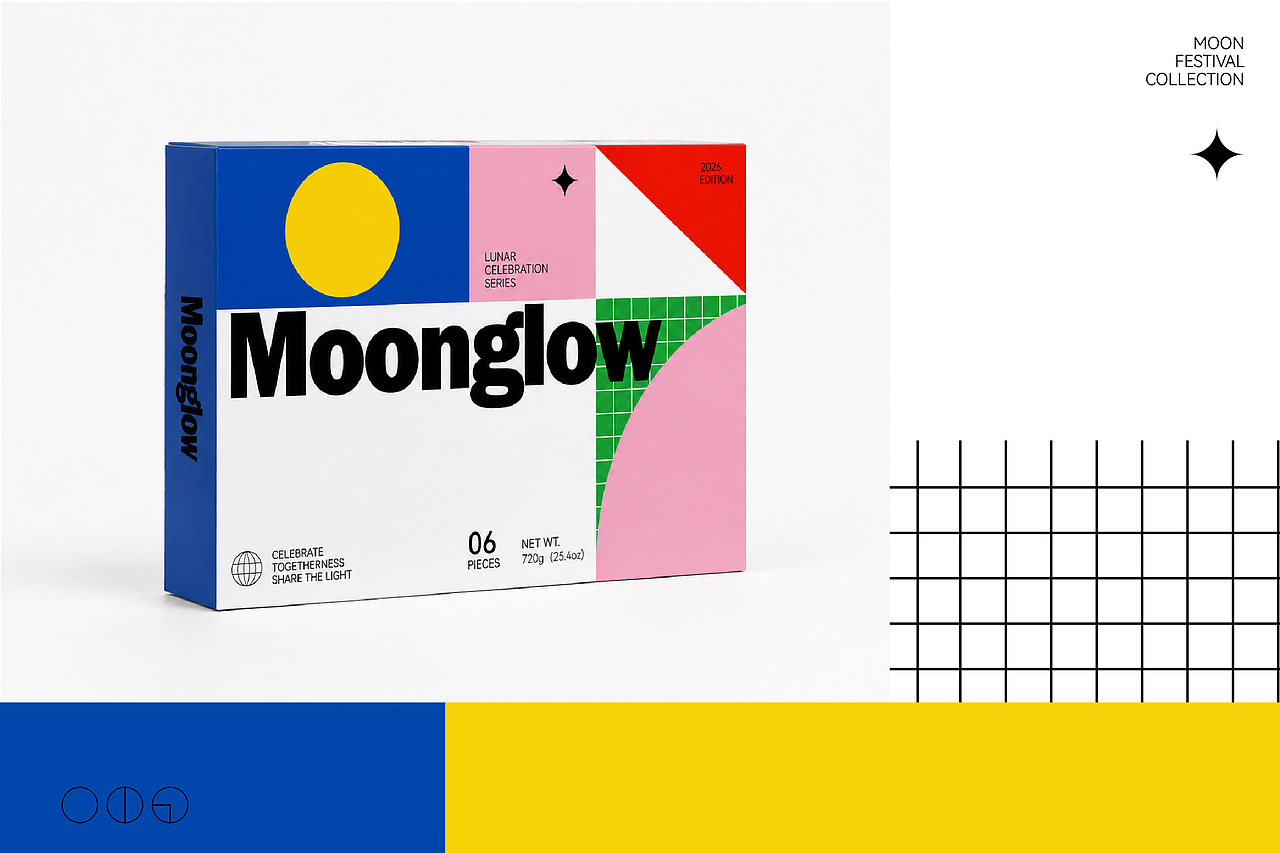 Moonglow 中秋月饼包装（图ZNDA2NDE0NTIw） - 包装 - 站酷设计师una优娜原创素材 - 站酷ZCOOL