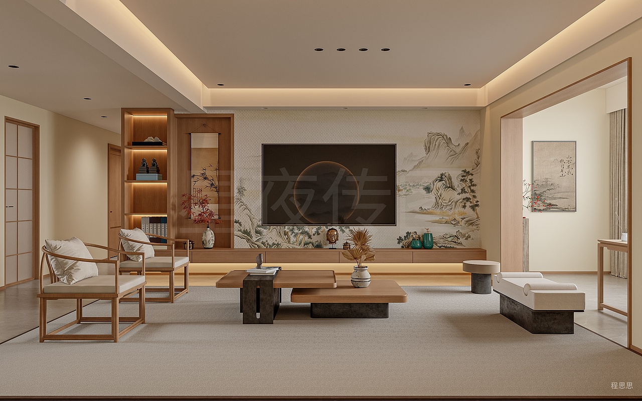 审美觉醒！新中式才是最顶的（图ZNDA2NDE2ODY0） - 建筑设计 - 站酷设计师程思思c原创素材 - 站酷ZCOOL