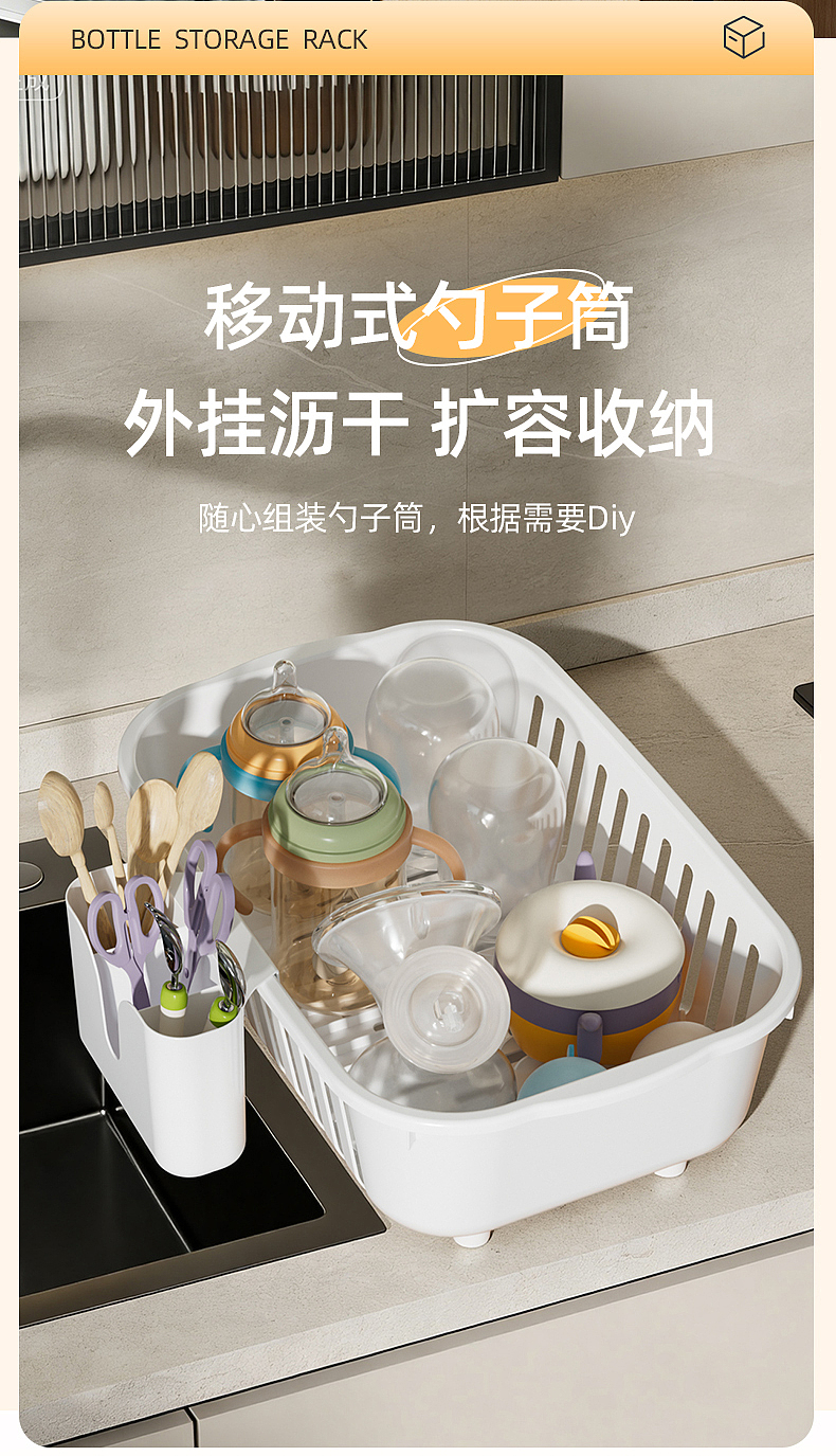 奶瓶沥水篮/沥水架/收纳架（图ZNDA2NDE4MTY0） - 产品 - 站酷设计师初夏的晨曦YING原创素材 - 站酷ZCOOL