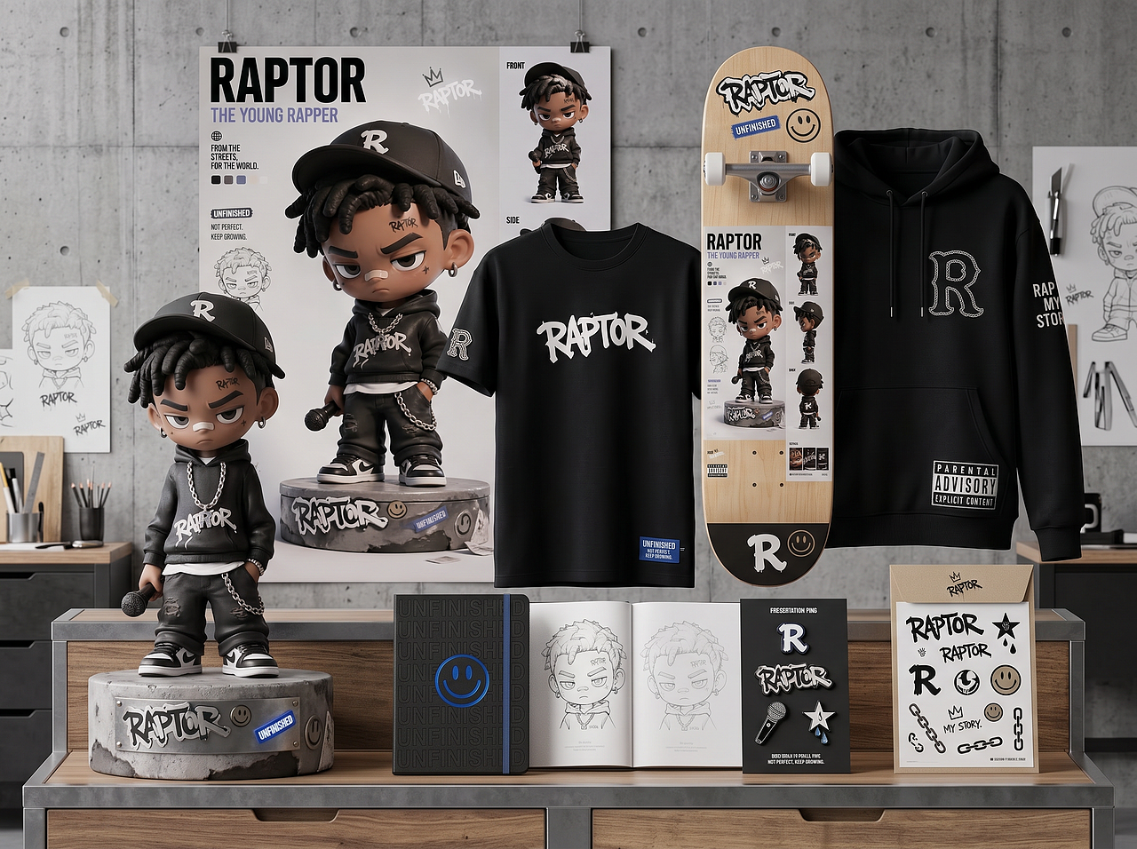 RAPTOR：街头未完成（图ZNDA2NDI3NjMy） - 人物/生物 - 站酷设计师格格小格原创素材 - 站酷ZCOOL