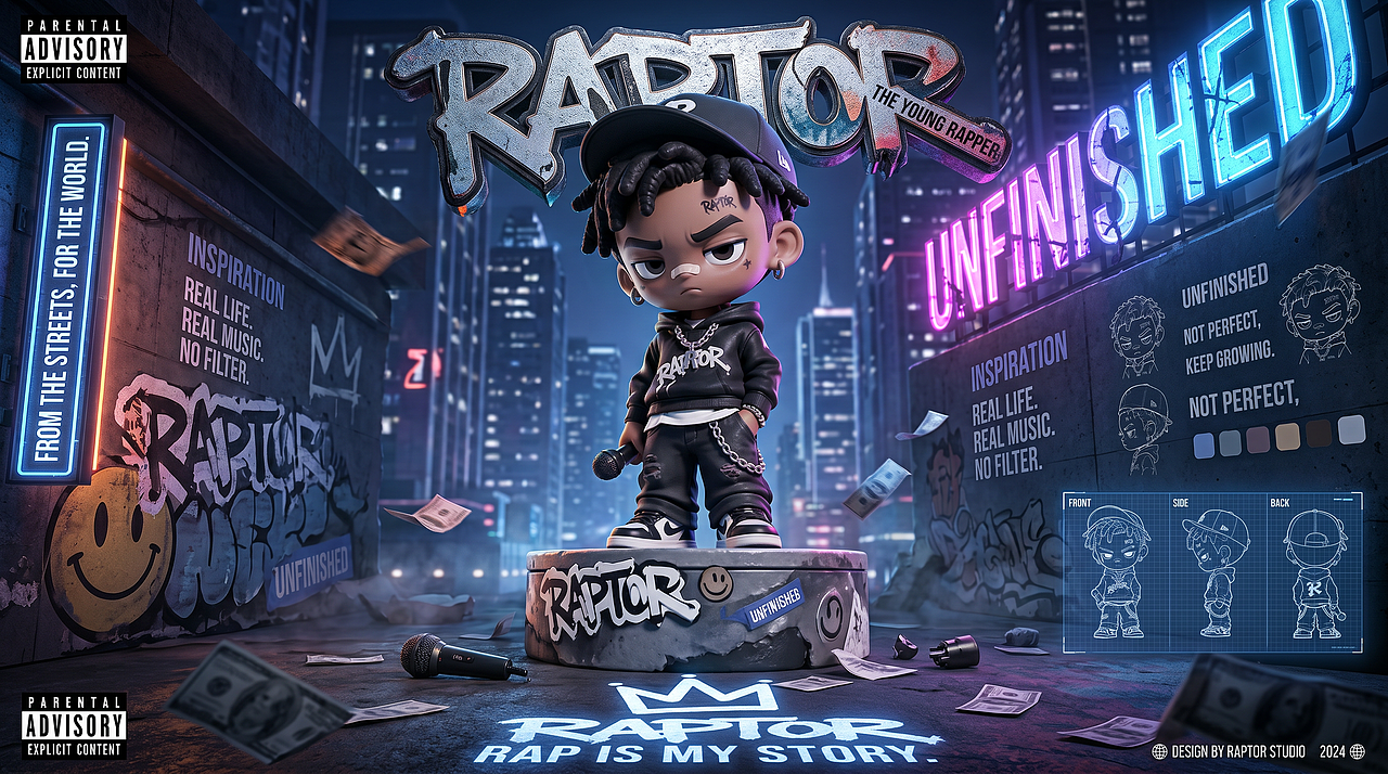 RAPTOR：街头未完成（图ZNDA2NDI3NjYw） - 人物/生物 - 站酷设计师格格小格原创素材 - 站酷ZCOOL