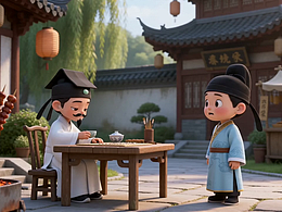 闪狼原创IP不写诗小李白动画短片-有钱任性没钱认命