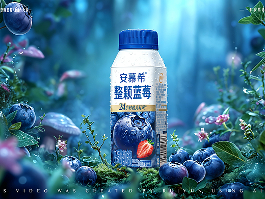  安慕希 × 爱丽丝｜整颗蓝莓的奇幻治愈短片