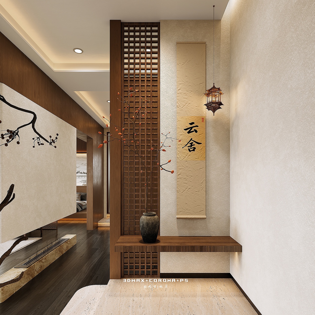 檐下藏光，木里藏诗：把宋式风雅搬进日常（图ZNDA2NDQwMjE2） - 酒店餐饮设计 - 站酷设计师北玄笑笑原创素材 - 站酷ZCOOL