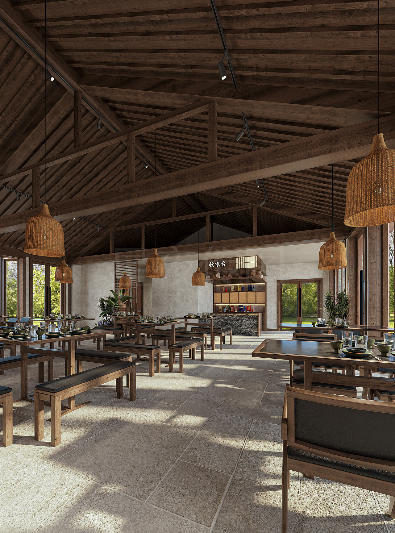 慢下来，在光影里喝杯咖啡（图ZNDA2NDQwNjU2） - 酒店餐饮设计 - 站酷设计师北玄徐恩恩原创素材 - 站酷ZCOOL