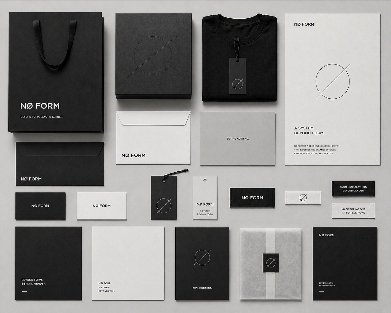NØ FORM服装品牌设计丨品牌全案设计（图ZNDA2NDQyMTY4） - 品牌 - 站酷设计师六一Design原创素材 - 站酷ZCOOL