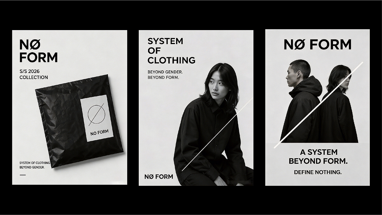 NØ FORM服装品牌设计丨品牌全案设计（图ZNDA2NDQyMTg0） - 品牌 - 站酷设计师六一Design原创素材 - 站酷ZCOOL