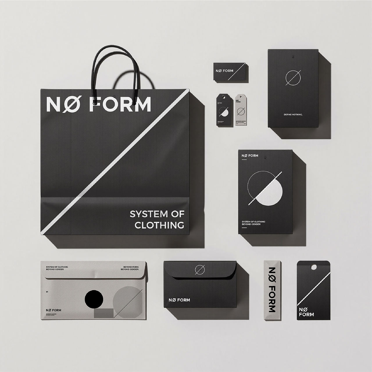 NØ FORM服装品牌设计丨品牌全案设计（图ZNDA2NDQyMjM2） - 品牌 - 站酷设计师六一Design原创素材 - 站酷ZCOOL