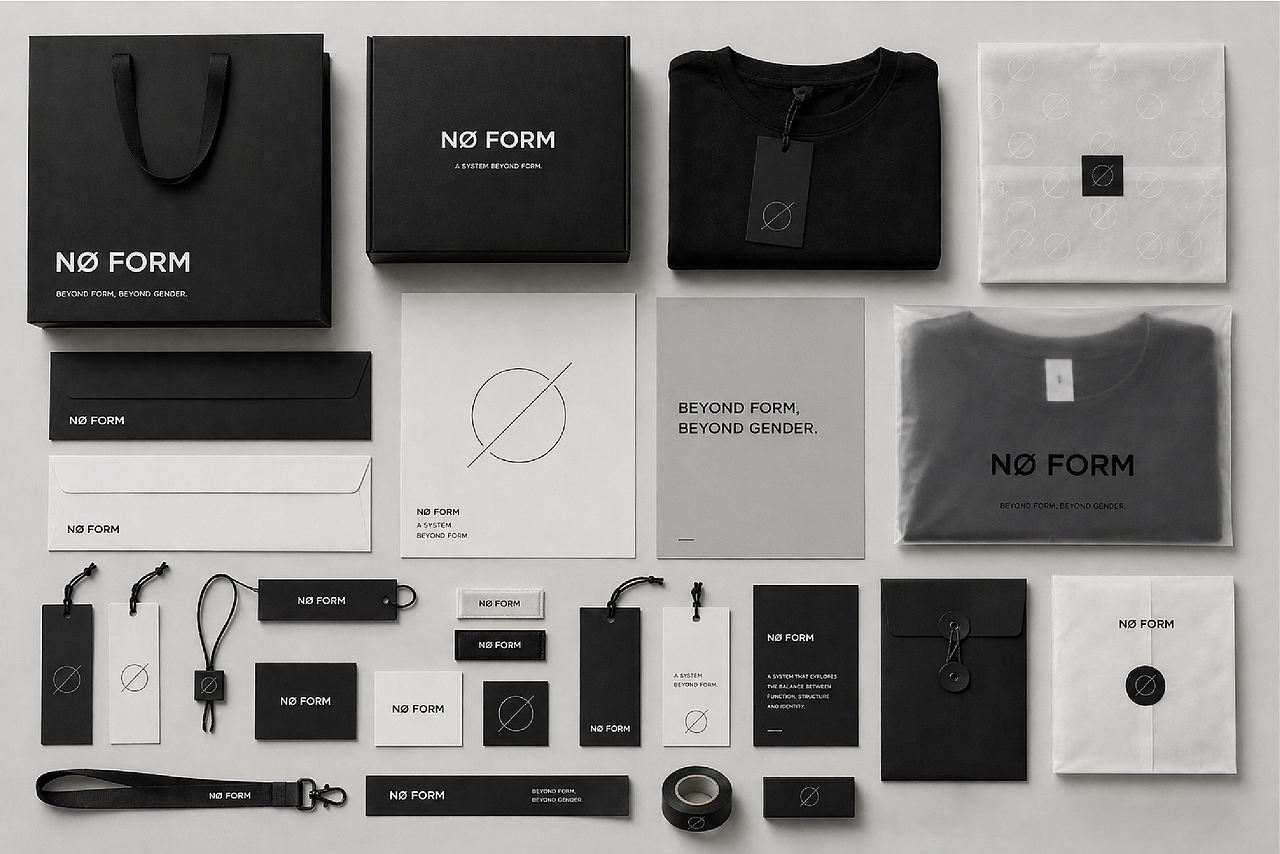 NØ FORM服装品牌设计丨品牌全案设计（图ZNDA2NDQyMjMy） - 品牌 - 站酷设计师六一Design原创素材 - 站酷ZCOOL