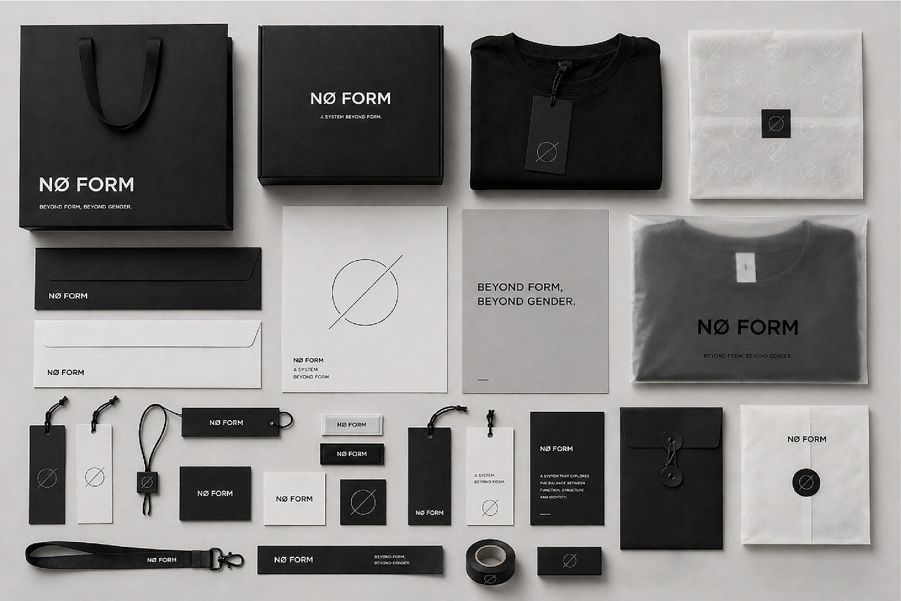 NØ FORM服装品牌设计丨品牌全案设计（图ZNDA2NDQyMjMy） - 品牌 - 站酷设计师六一Design原创素材 - 站酷ZCOOL