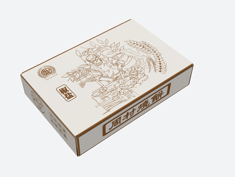 周村烧饼 包装设计（图ZNDA2NDQ0NTcy） - 包装 - 站酷设计师果粒丞原创素材 - 站酷ZCOOL