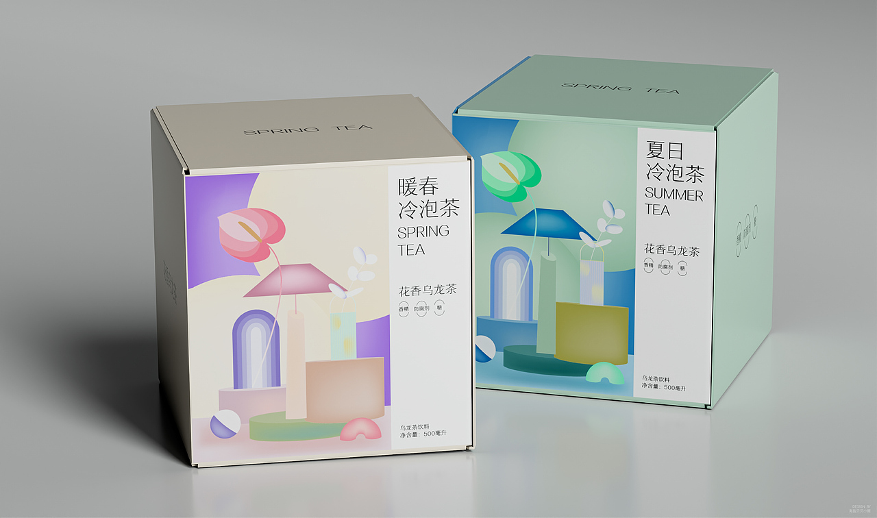 四季茶饮 冷泡茶 包装设计（图ZNDA2NDQ1Njg0） - 包装 - 站酷设计师海盐贝贝小屋原创素材 - 站酷ZCOOL