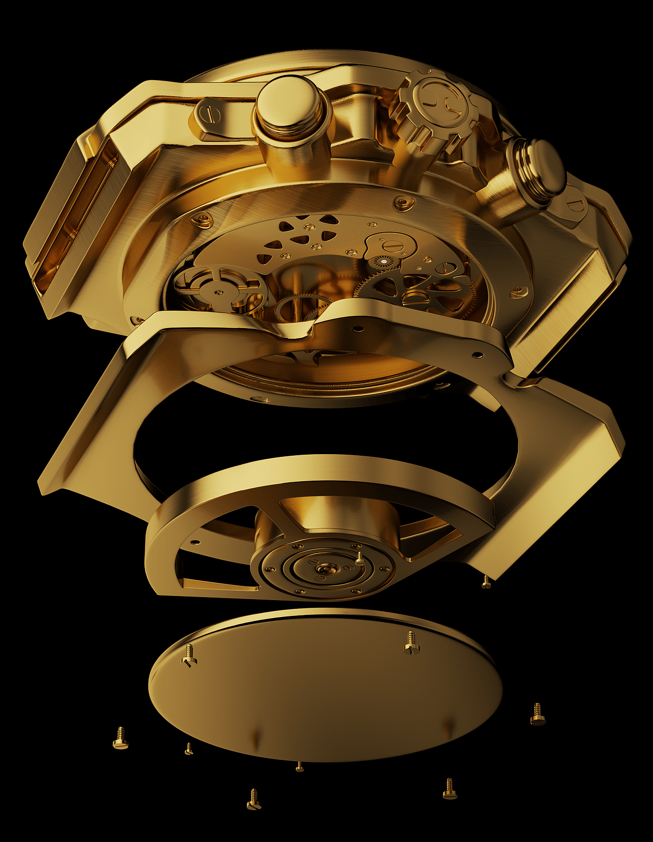 奢侈手表渲染 Luxury Watch（图ZNDA2NDQ2MDcy） - 产品 - 站酷设计师BAdEYe原创素材 - 站酷ZCOOL