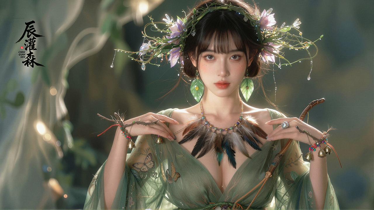 辰灌森 | 森系精灵射手系列（二）-179（图ZNDA2NDQ5OTA0） - 修图/后期 - 站酷设计师辰灌森原创素材 - 站酷ZCOOL