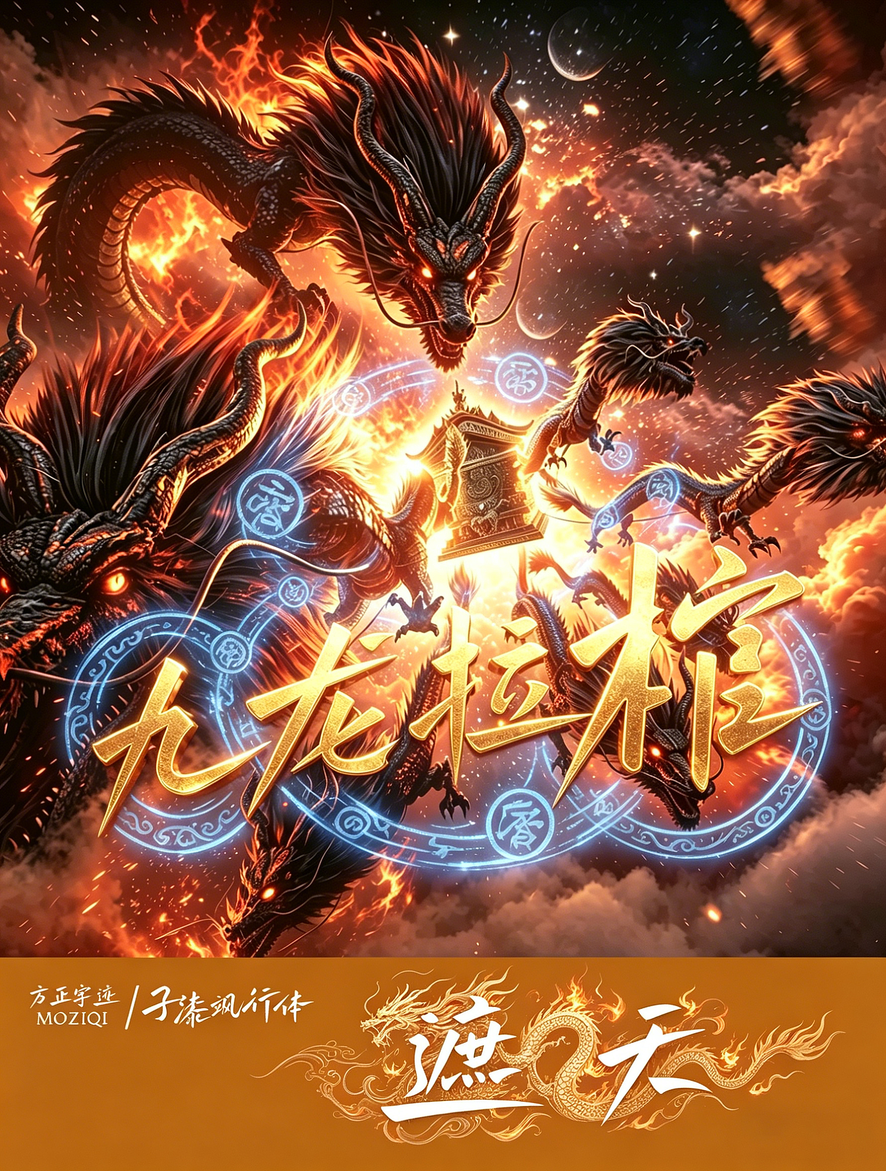 方正字迹-子漆飒行体 海报设计（图ZNDA2NDUwMjA0） - 字体/字形 - 站酷设计师墨子漆原创素材 - 站酷ZCOOL