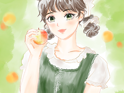 苹果树女孩