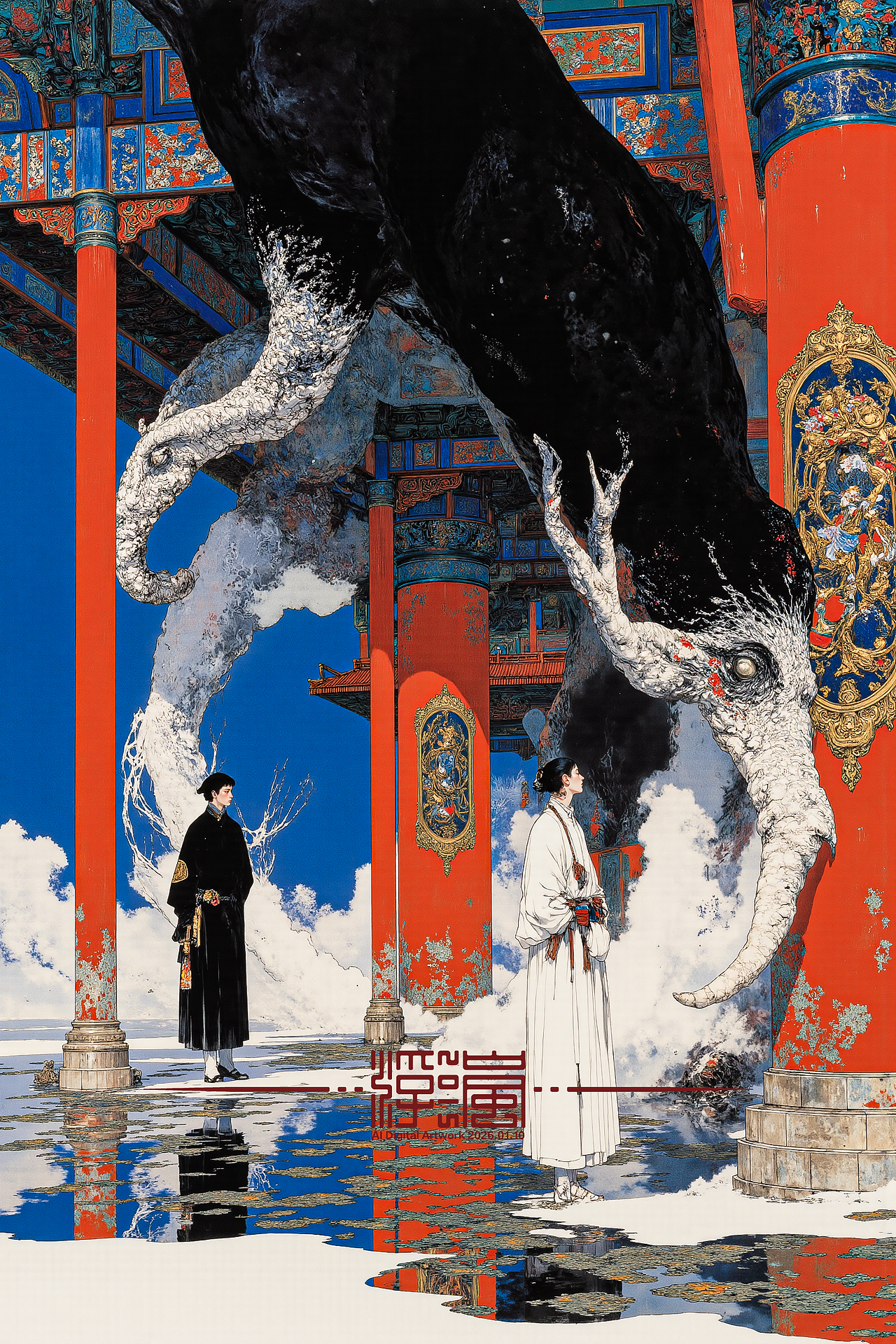 白日奇谈（图ZNDA2NDU0MzY0） - 艺术插画 - 站酷设计师2015浮岚原创素材 - 站酷ZCOOL