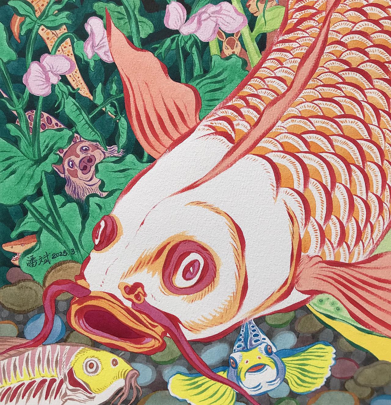 《生命》（图ZNDA2NDU0NDEy） - 绘画 - 站酷设计师潘斌Art原创素材 - 站酷ZCOOL