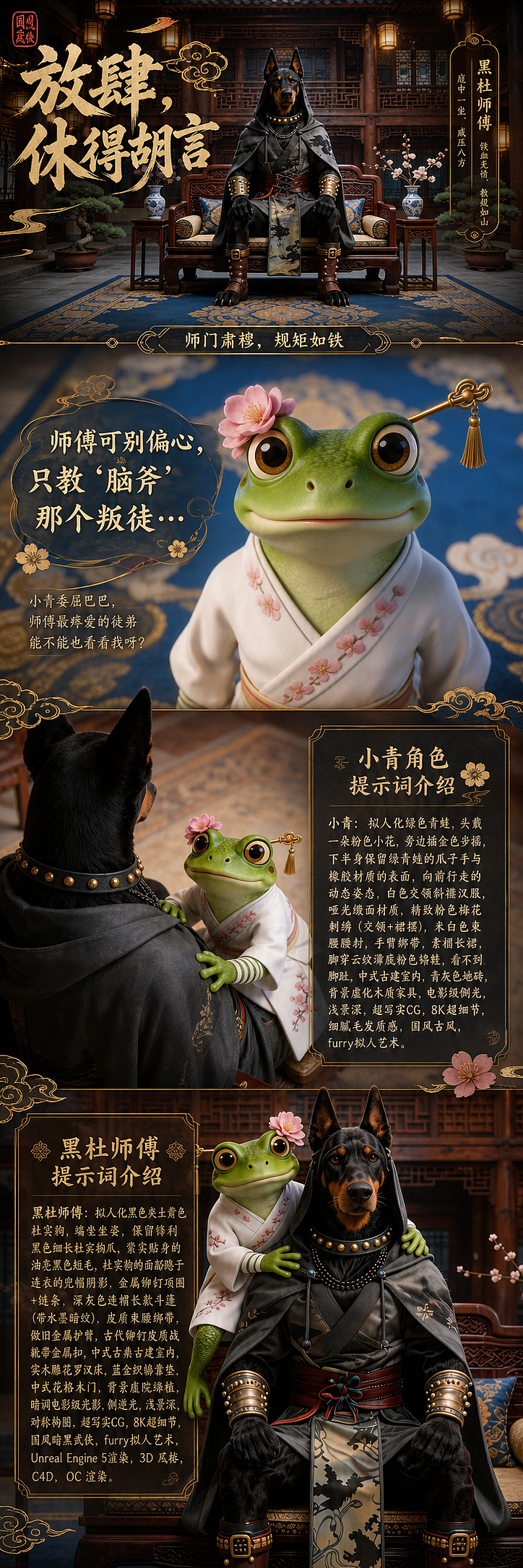 AIGC 影视《避水剑》3D国风漫剧短片全流程创作展示（图ZNDA2NDU2MjEy） - 短片 - 站酷设计师前进视觉原创素材 - 站酷ZCOOL