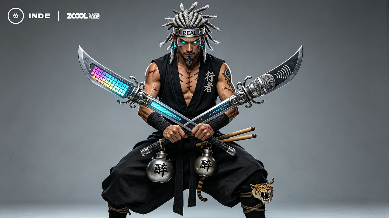 武松 · 打虎Flow ——WU SONG: THE TIGER KILLER MC(图ZNDA2NDU2NTUy) - 人物/生物 - 站酷设计师海潮如峰原创素材 - 站酷ZCOOL