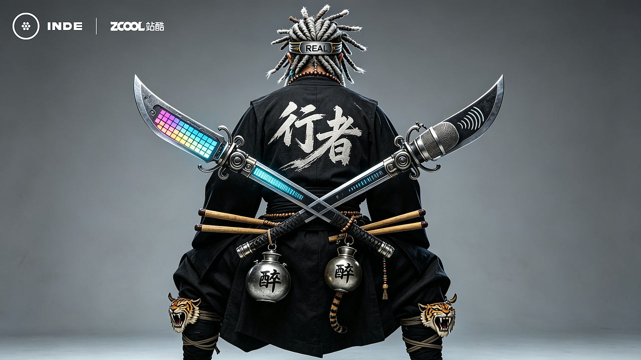 武松 · 打虎Flow ——WU SONG: THE TIGER KILLER MC(图ZNDA2NDU2NTYw) - 人物/生物 - 站酷设计师海潮如峰原创素材 - 站酷ZCOOL