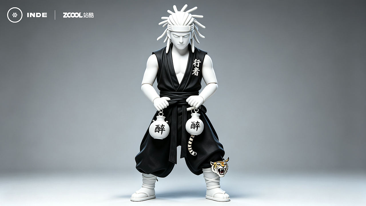 武松 · 打虎Flow ——WU SONG: THE TIGER KILLER MC(图ZNDA2NDU2NTY0) - 人物/生物 - 站酷设计师海潮如峰原创素材 - 站酷ZCOOL