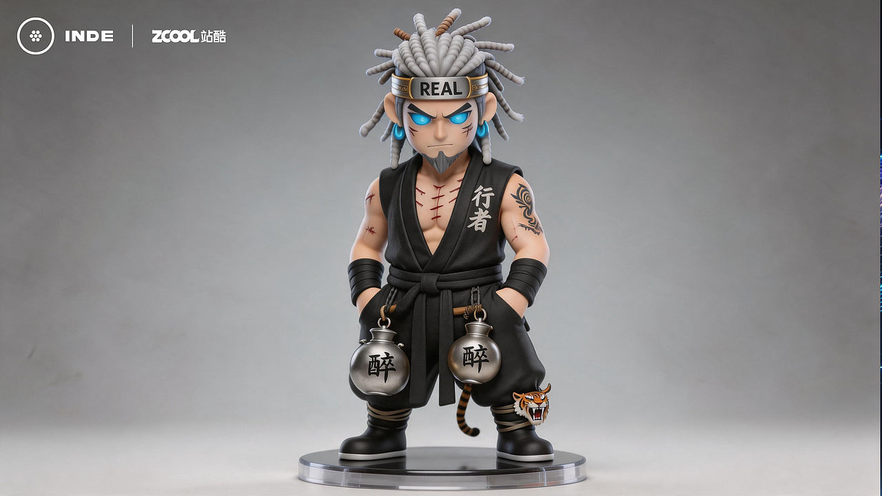 武松 · 打虎Flow ——WU SONG: THE TIGER KILLER MC(图ZNDA2NDU2NTc2) - 人物/生物 - 站酷设计师海潮如峰原创素材 - 站酷ZCOOL