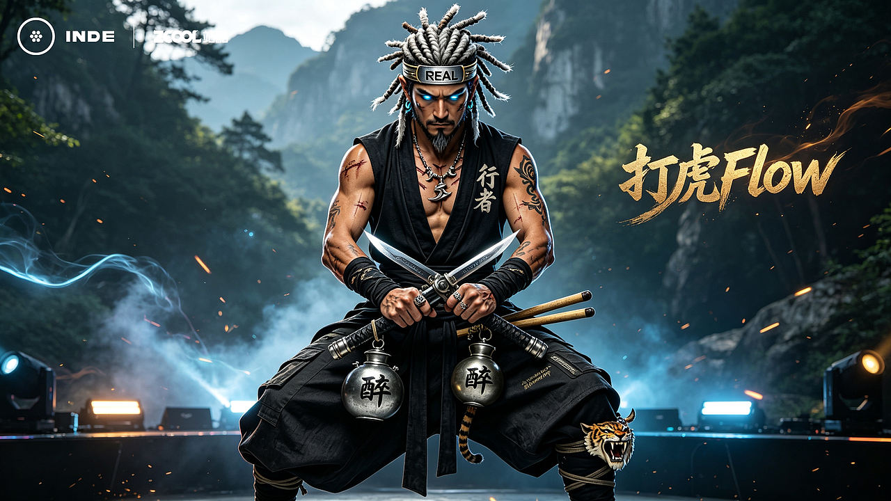 武松 · 打虎Flow ——WU SONG: THE TIGER KILLER MC(图ZNDA2NDU2NTg4) - 人物/生物 - 站酷设计师海潮如峰原创素材 - 站酷ZCOOL