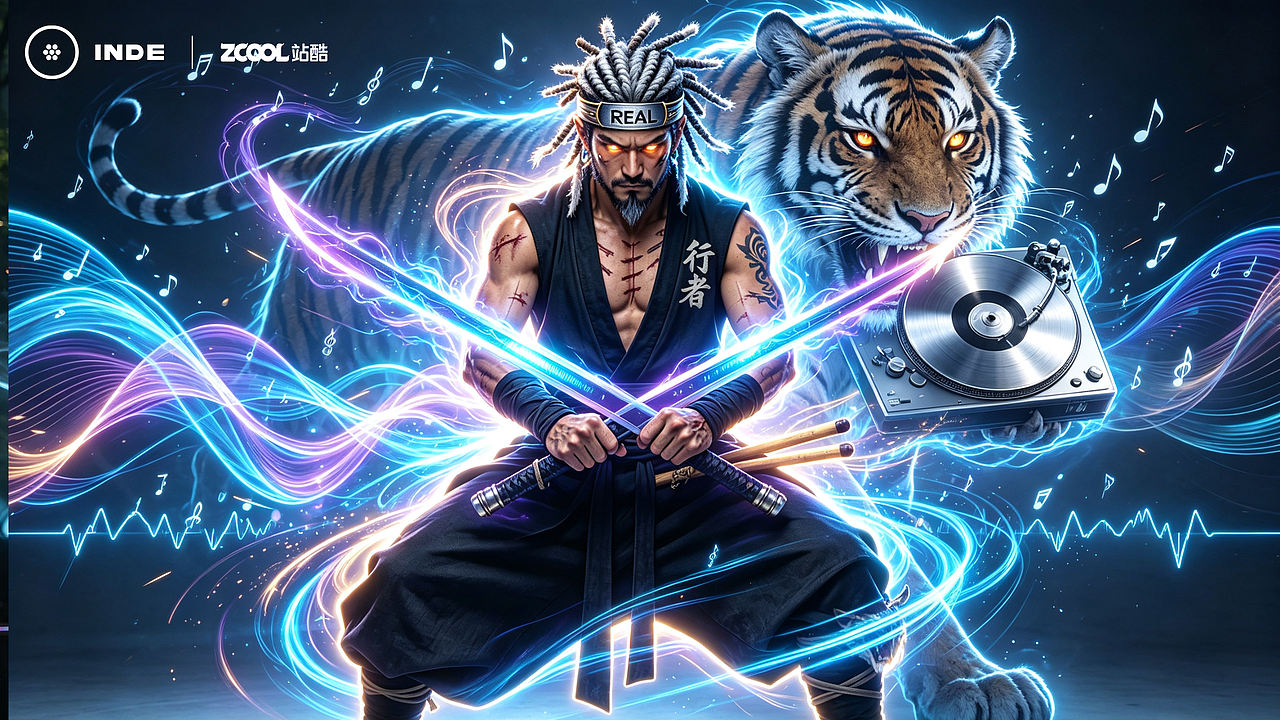 武松 · 打虎Flow ——WU SONG: THE TIGER KILLER MC(图ZNDA2NDU2NjAw) - 人物/生物 - 站酷设计师海潮如峰原创素材 - 站酷ZCOOL