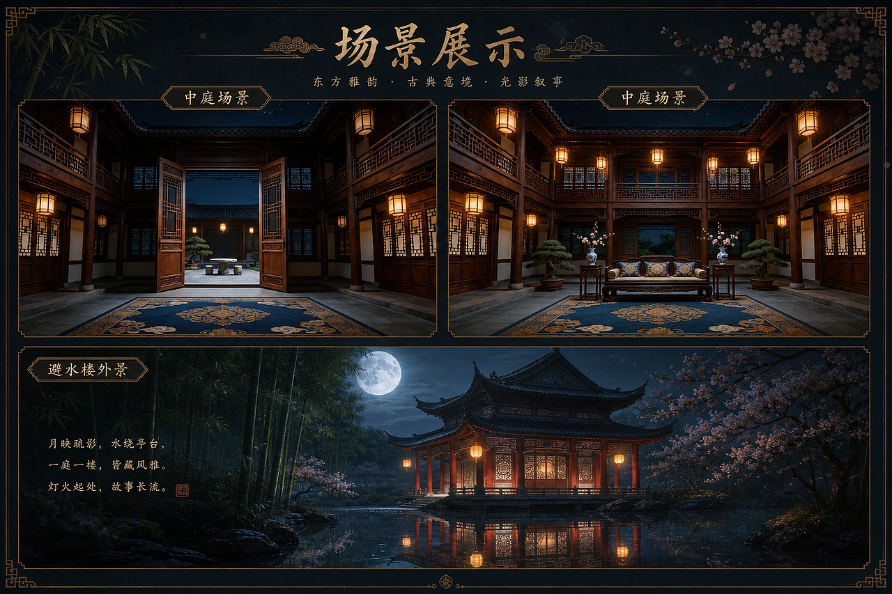 AIGC 影视《避水剑》3D国风漫剧短片全流程创作展示（图ZNDA2NDU2ODg4） - 短片 - 站酷设计师前进视觉原创素材 - 站酷ZCOOL