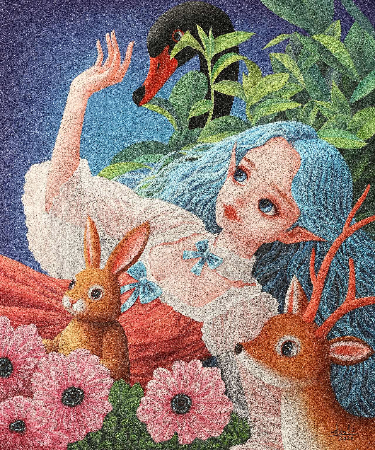 又一幅综合材料绘画作品（图ZNDA2NDU5NTYw） - 绘画 - 站酷设计师杨超油画原创素材 - 站酷ZCOOL