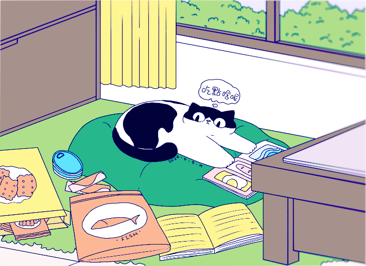 猫咪日常｜2026.4月合集（图ZNDA2NDYwMDI0） - 创作习作 - 站酷设计师蟹味喵酱原创素材 - 站酷ZCOOL