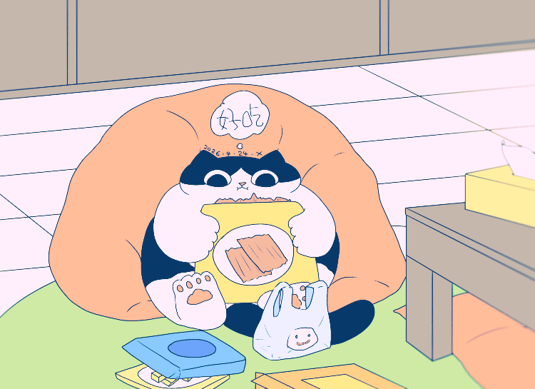猫咪日常｜2026.4月合集（图ZNDA2NDYwMTAw） - 创作习作 - 站酷设计师蟹味喵酱原创素材 - 站酷ZCOOL