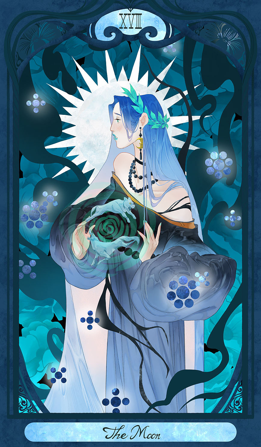 芙洛拉的永恒花园（图ZNDA2NDYwNjQ0） - 商业插画 - 站酷设计师杳无音原创素材 - 站酷ZCOOL