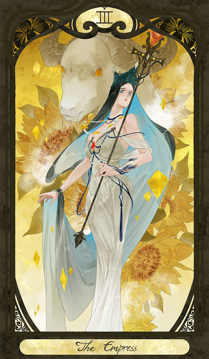 芙洛拉的永恒花园（图ZNDA2NDYwNTg0） - 商业插画 - 站酷设计师杳无音原创素材 - 站酷ZCOOL