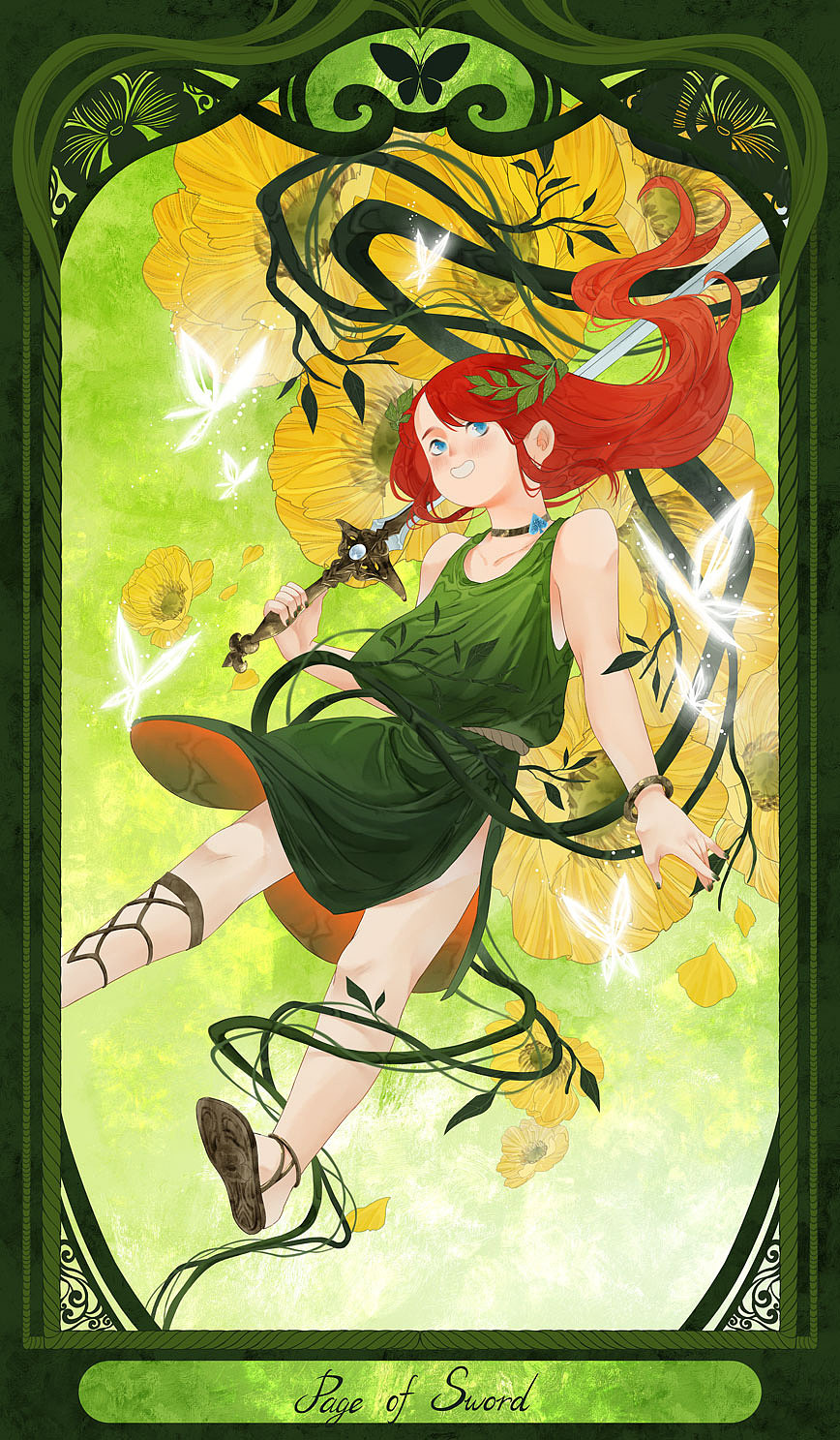 芙洛拉的永恒花园（图ZNDA2NDYwNjcy） - 商业插画 - 站酷设计师杳无音原创素材 - 站酷ZCOOL